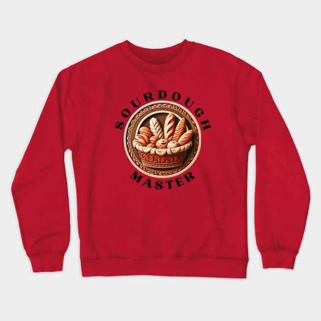 Sourdough Master Crewneck Sweatshirt by Desert Owl Designs